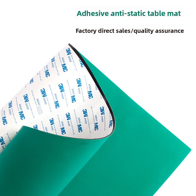 Rubber Mat Desk - 3M Backing Adhesive Anti‑static Rubber Workbench