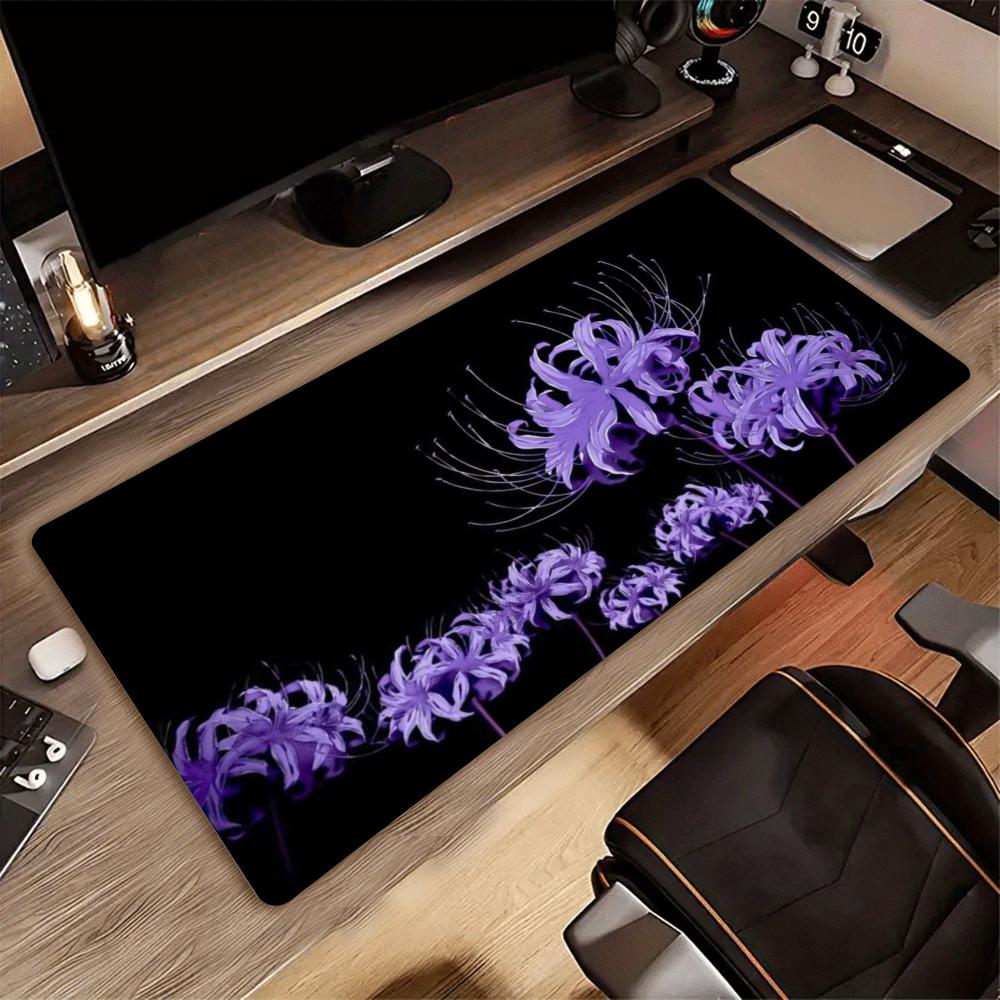 Desk Setup Red - XXL Mousepad Gothic Lycoris Radiata Red