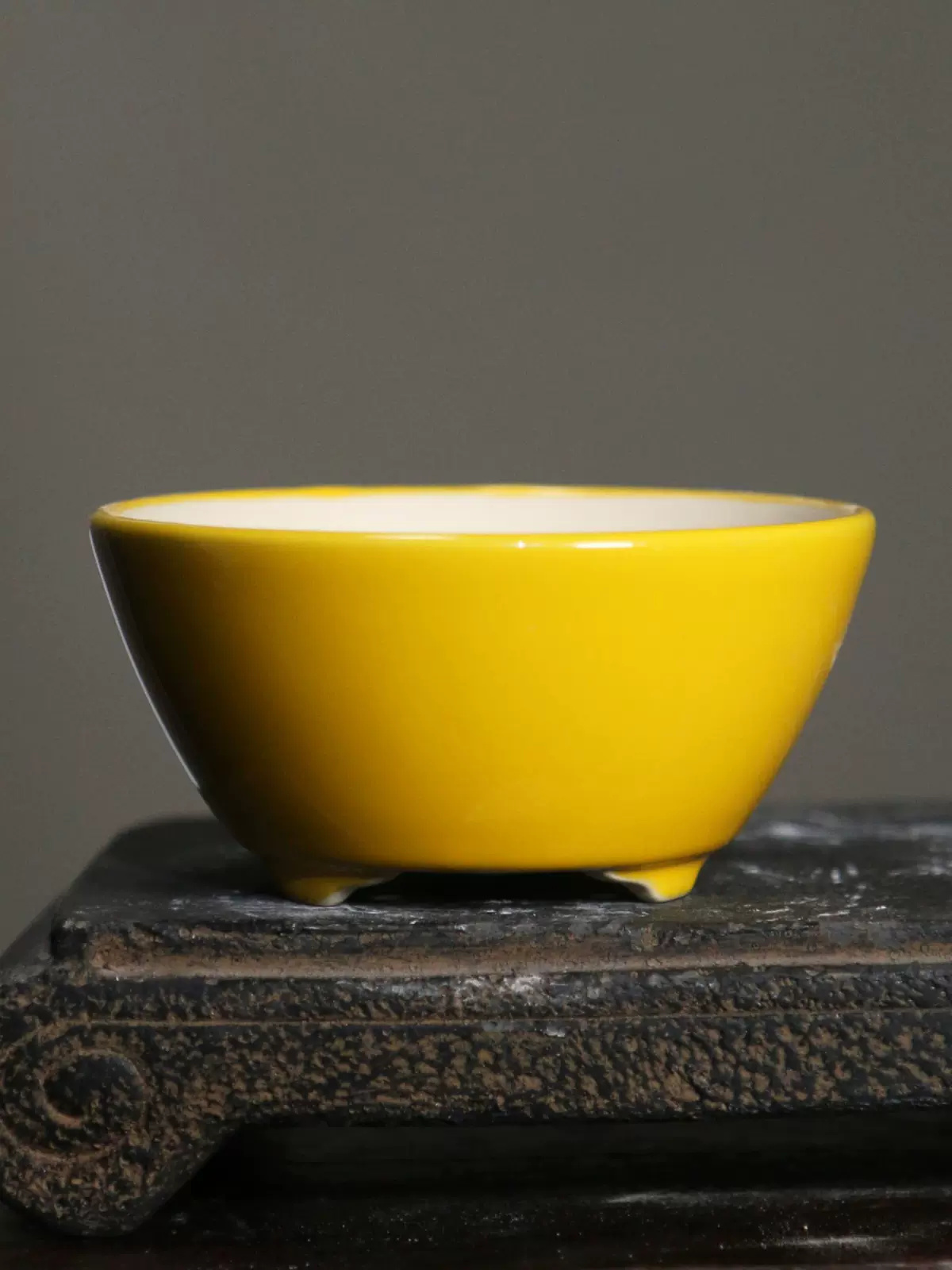Plant Pot Small Desk - Porcelain Colorful Round Bonsai Pot,Small Vase,Dormitory