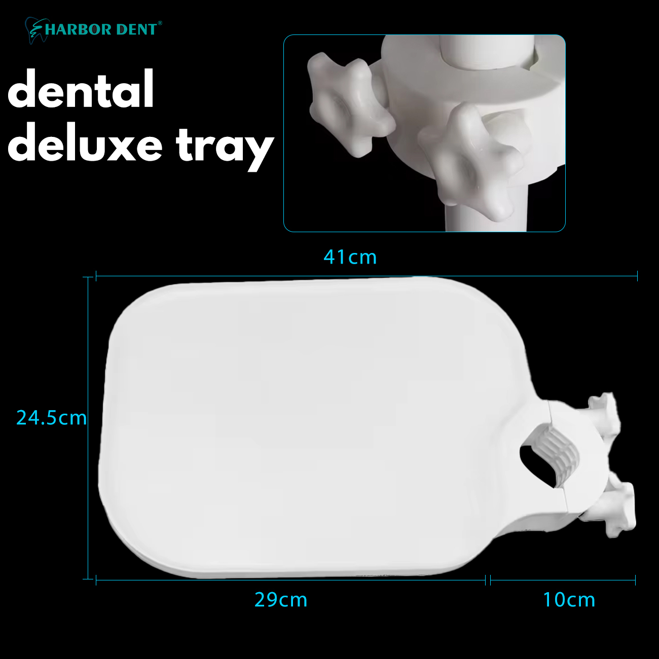 Desk Setup Shelves - 1pc Dental Plastic Scaler Chair Shelf