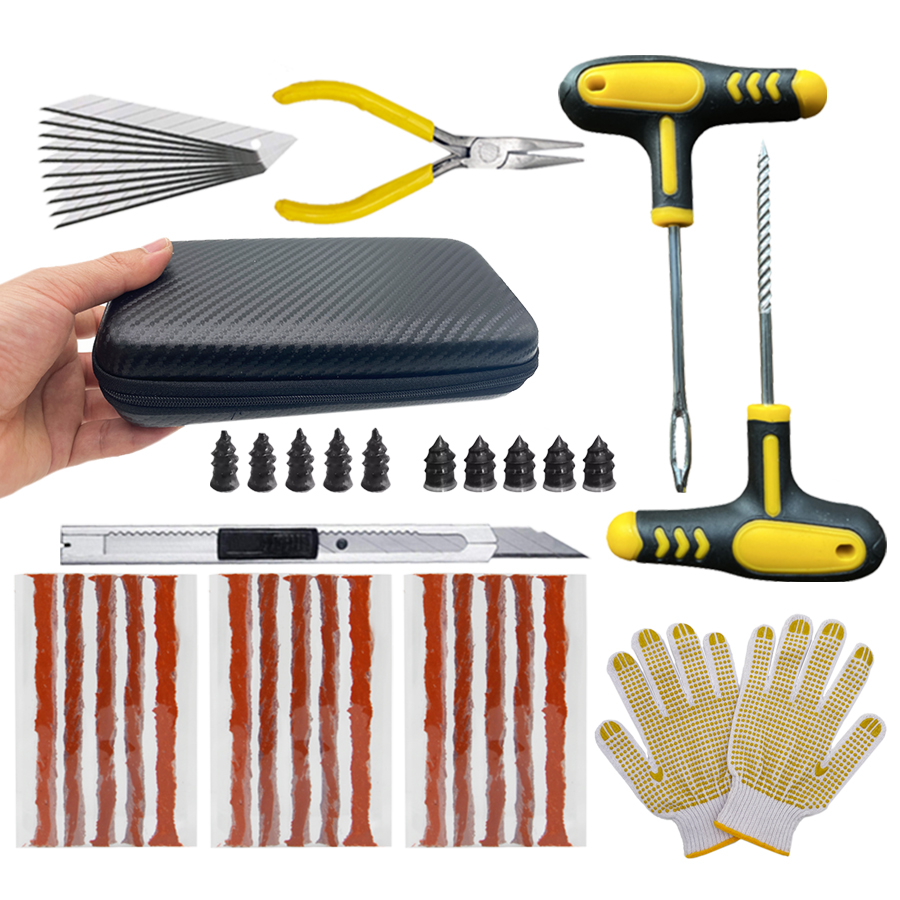 Power Strip Flat - Universal Tubeless Tire Repair Kit Motorcycle