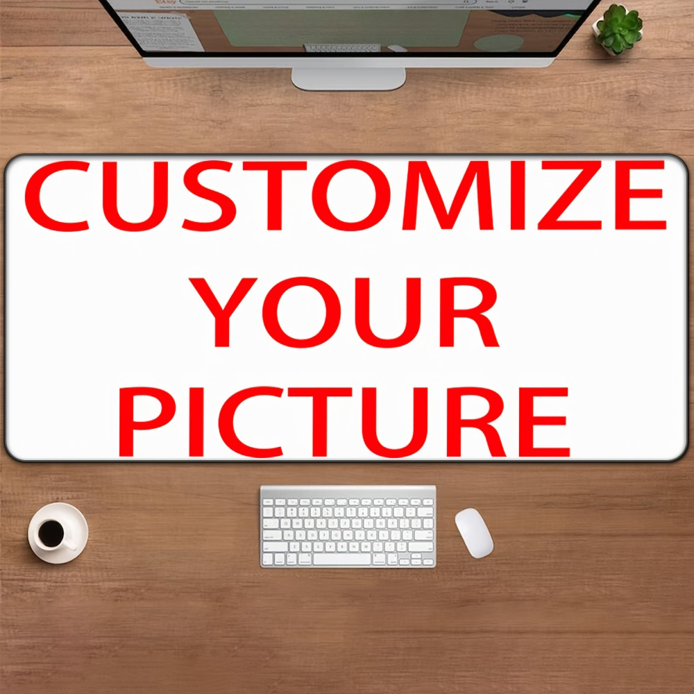 Rubber Mat Desk - Custom Pattern Mousepad Waterproof Non-Slip Rubber
