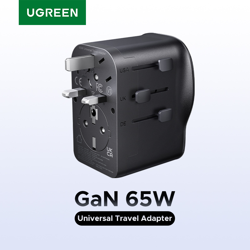 Power Strip Flat - UGREEN 65W Universal Travel Adapter 2