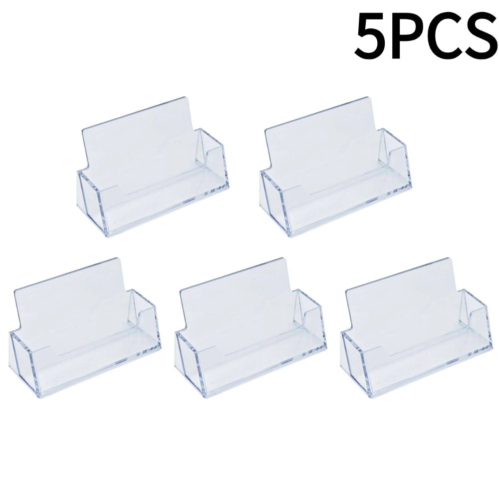Desk Setup Shelves - 1/2/3/4/5pcs Business Card Case Desktop Office