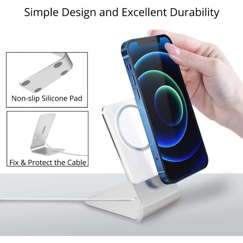 Desktop Mobile Phone Stand Alu - Desk Setup Apple recension och pris