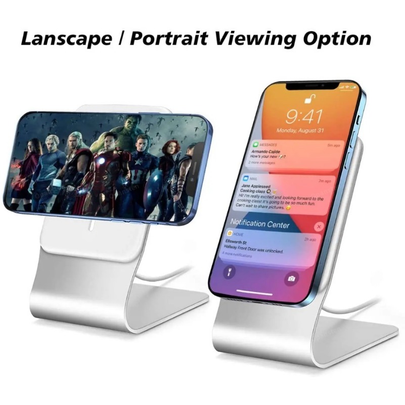 Desktop Mobile Phone Stand Alu - Desk Setup Apple recension och pris