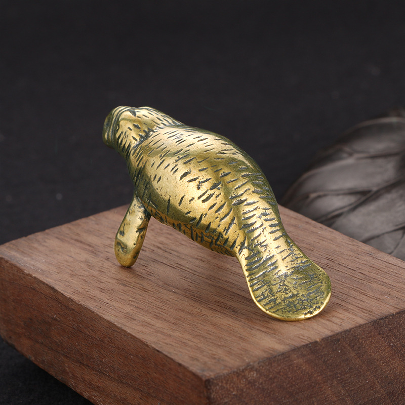 Brass Florida Manatee Decorati - Desk Setup Retro recension och pris