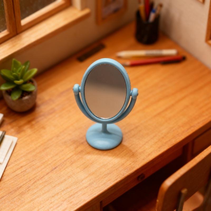 1Pcs Miniature Retro Mirror Dr - Desk Setup Retro recension och pris