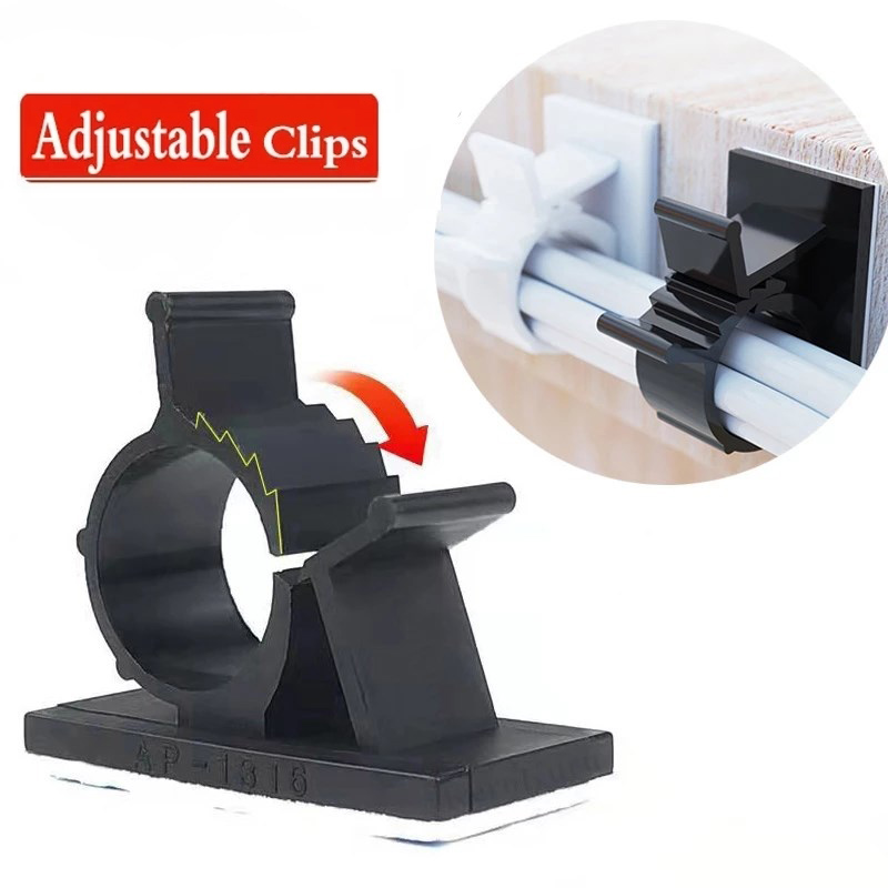 Adjustable Cable Organizer Sel - Desk Setup Computer recension och pris