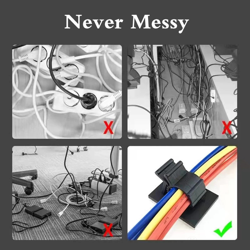 Adjustable Cable Organizer Sel - Desk Setup Computer recension och pris