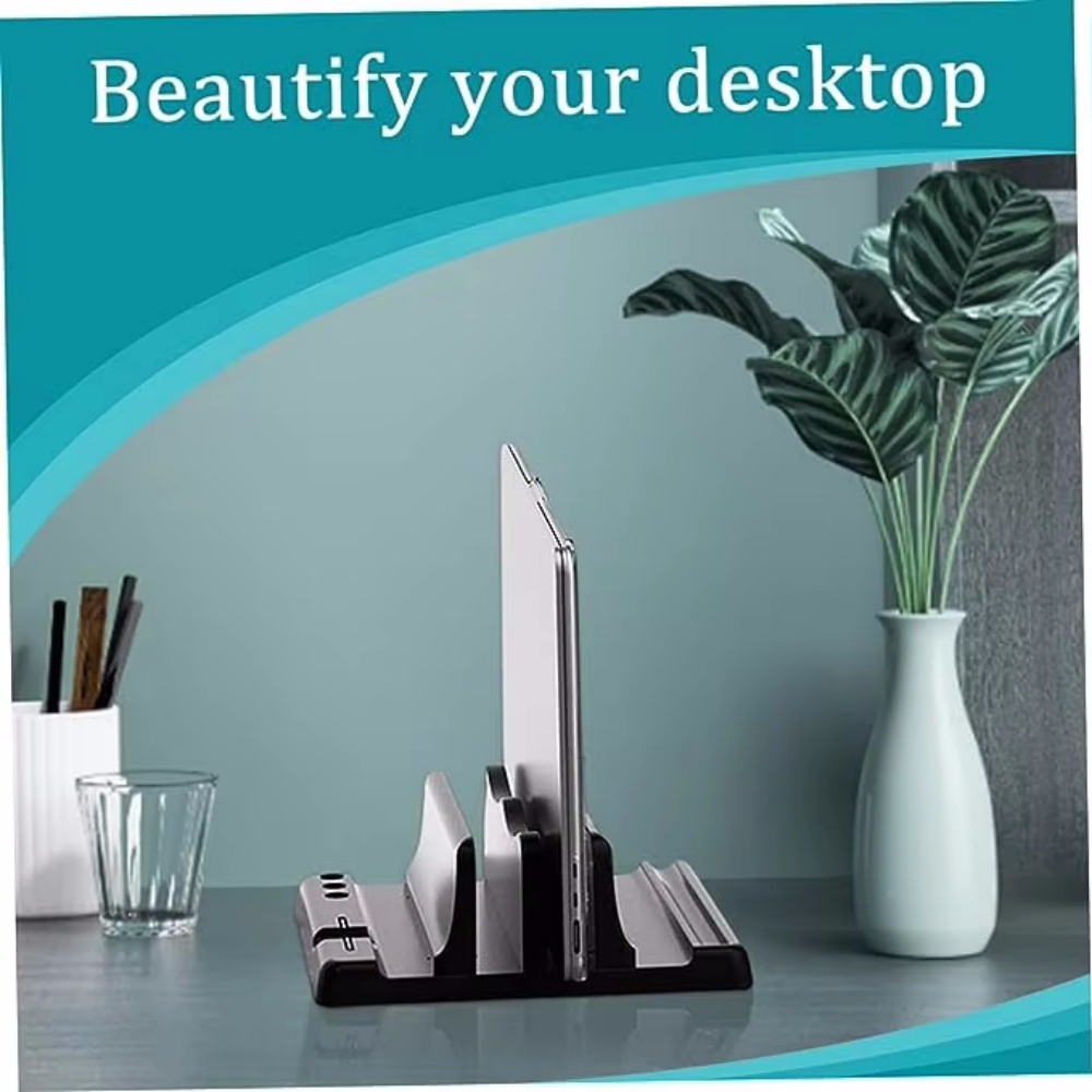 Single/Dual-Slot Vertical Lapt - Vertical Laptop Stand recension och pris