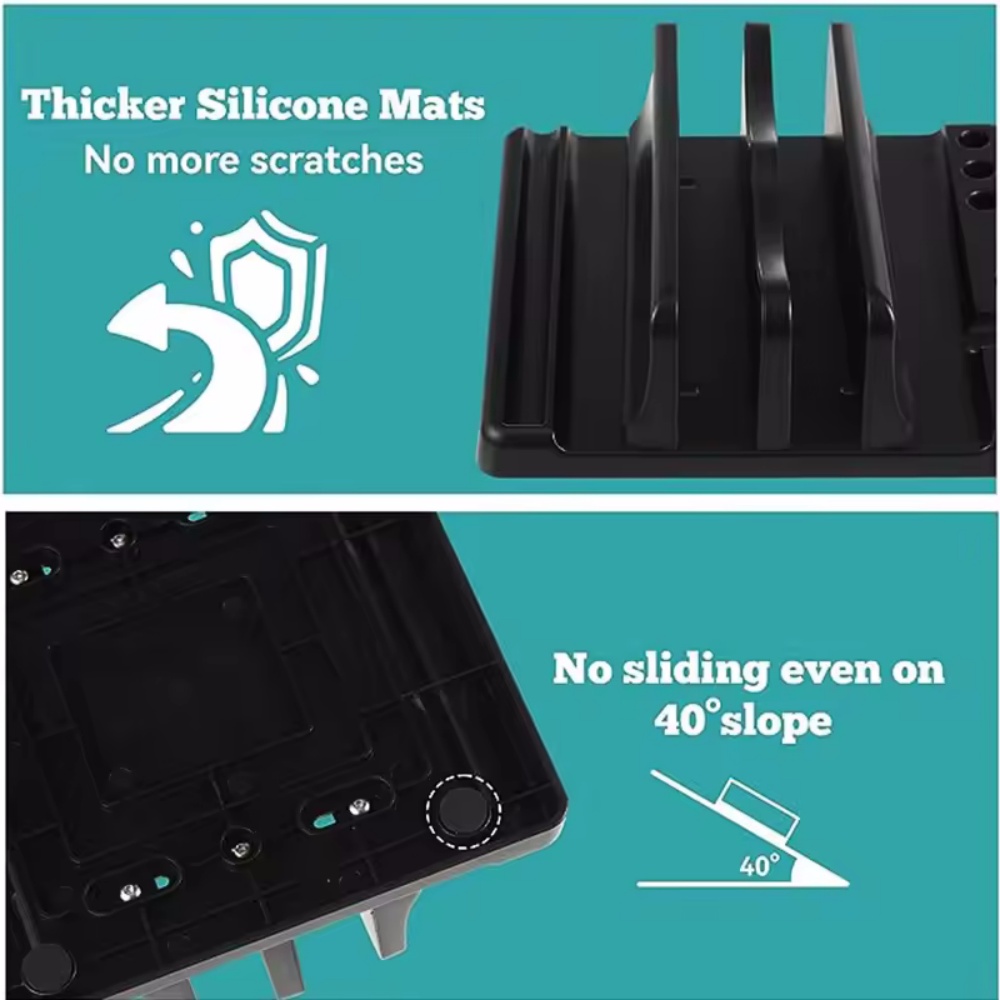 Single/Dual-Slot Vertical Lapt - Vertical Laptop Stand recension och pris