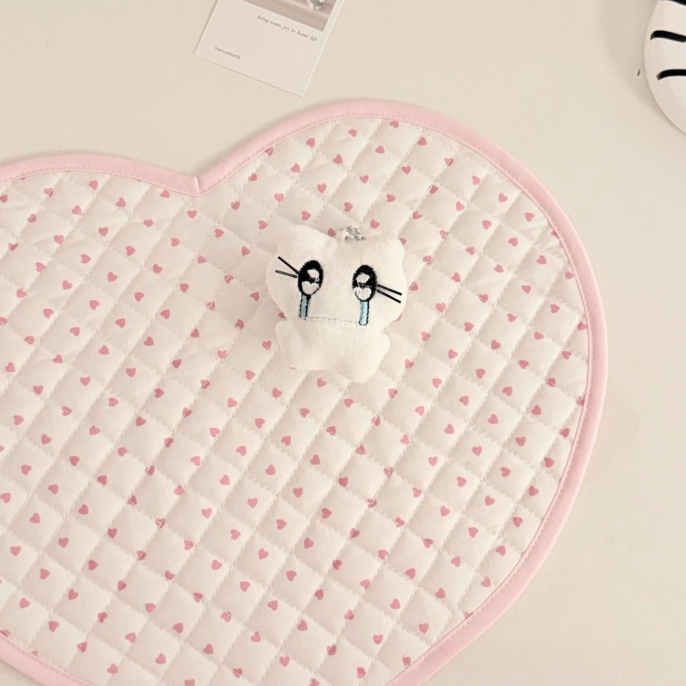 Y2k Pink Love Quilted Japanese - Desk Setup Japan recension och pris