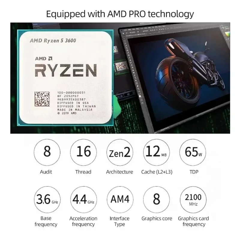 100% Brand New AMD Ryzen 5 R5  - Amd Cpu Ryzen 5 recension och pris