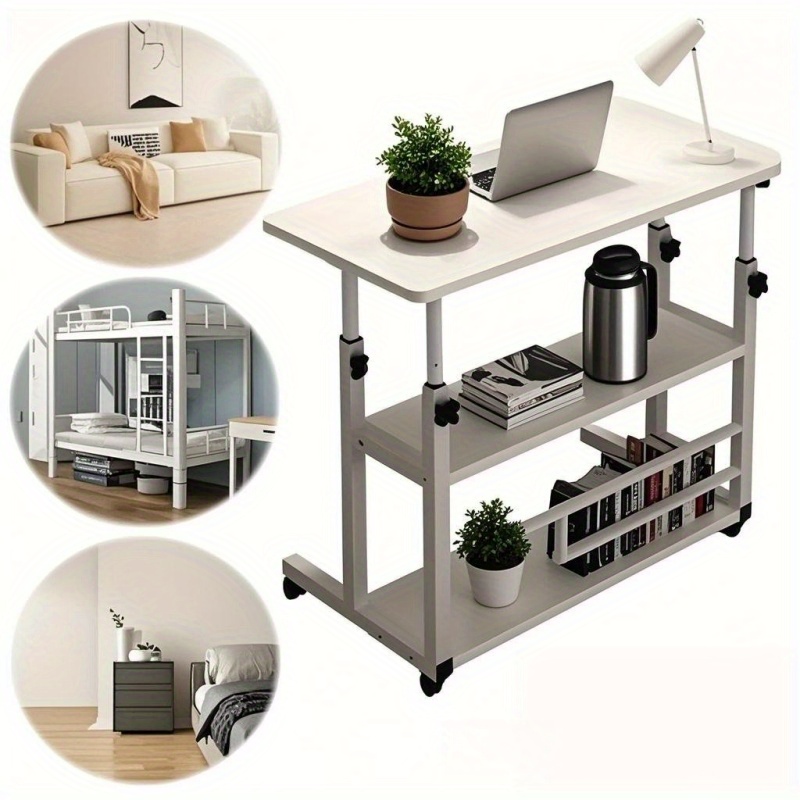 Multifunctional Folding Table  - Desk Setup Shelves recension och pris