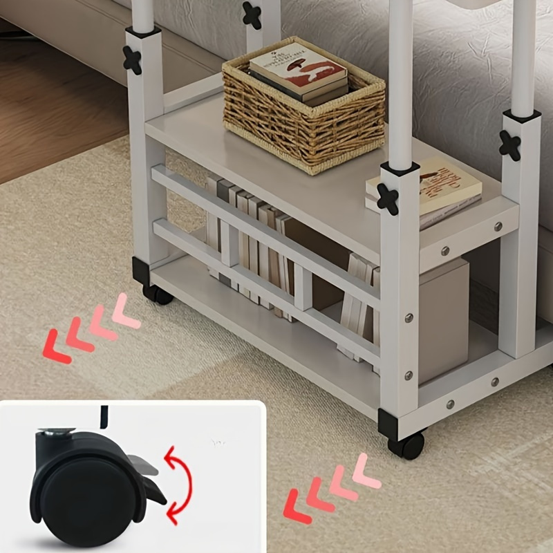 Multifunctional Folding Table  - Desk Setup Shelves recension och pris
