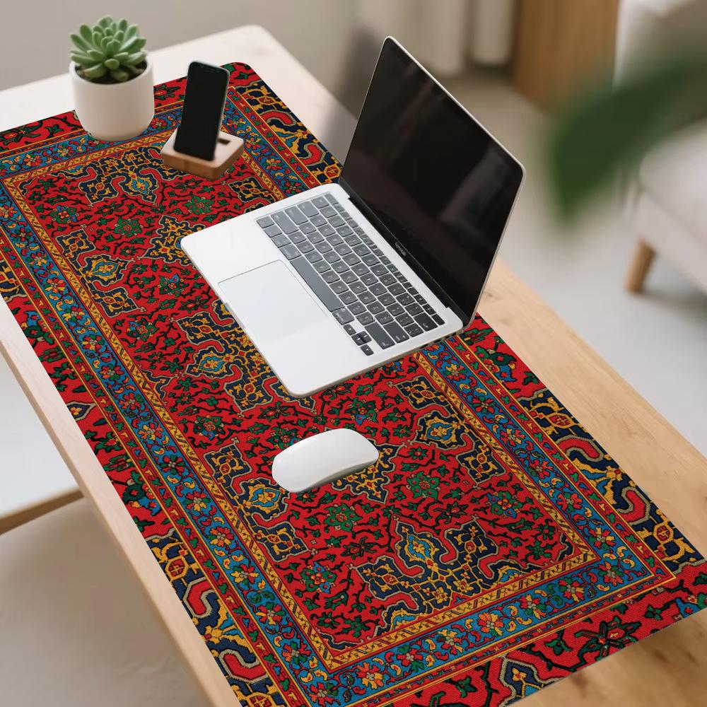 Persian Rug Carpet Red Mousepa - Desk Setup Red recension och pris
