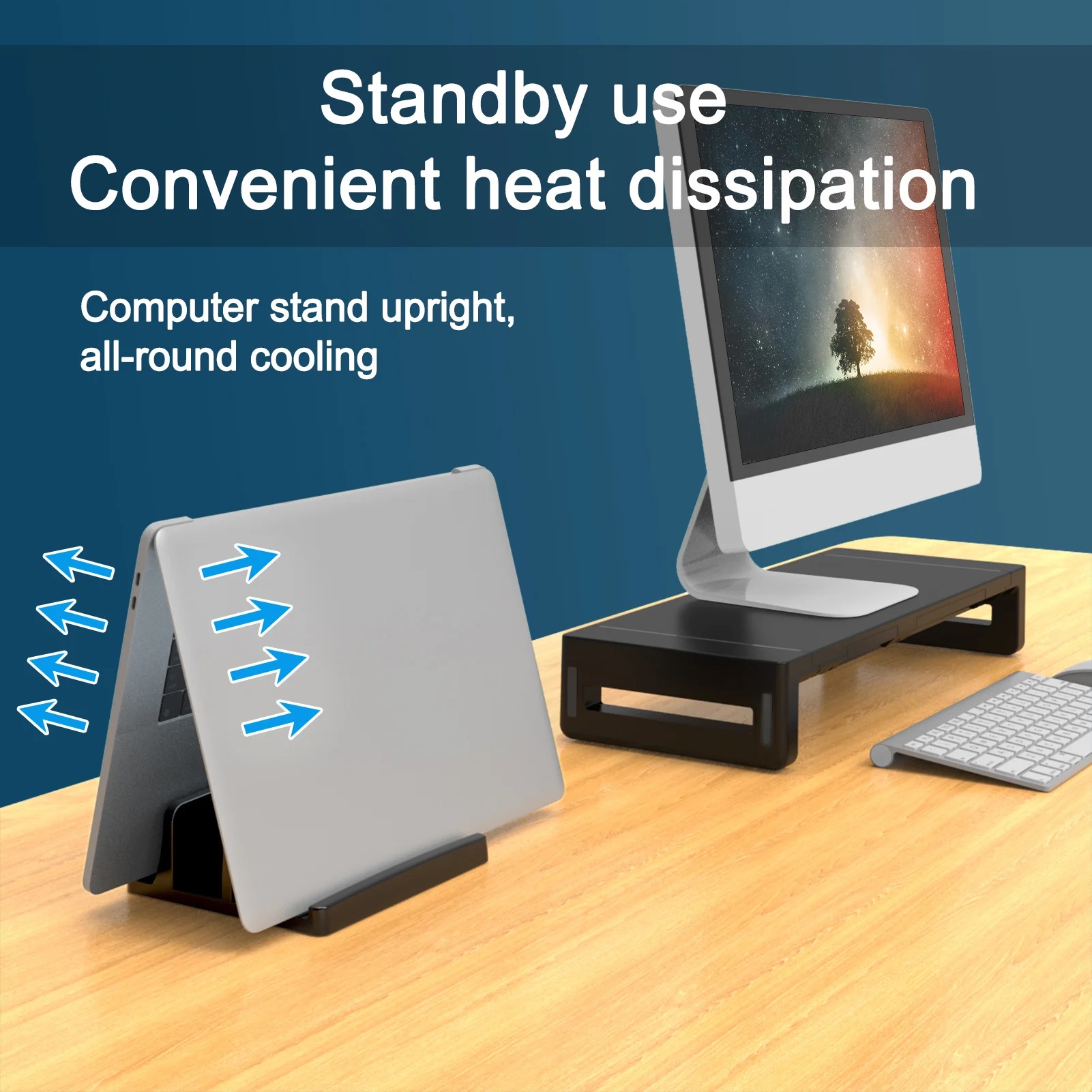 Laptop stand, vertical storage - Vertical Laptop Stand recension och pris