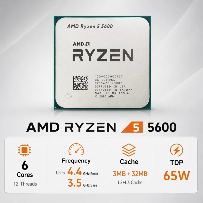 AMD Ryzen 5 5600 High Speed Pr - Amd Cpu Ryzen 5 recension och pris