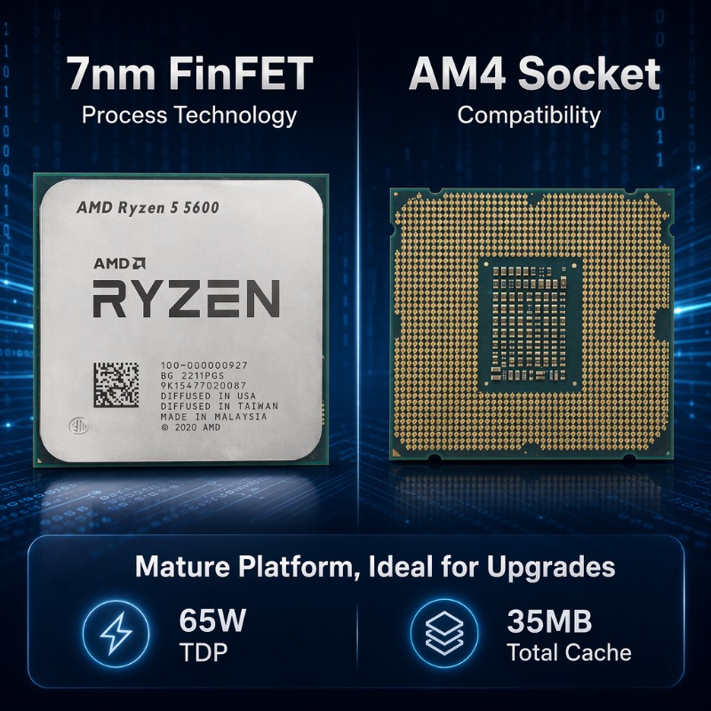AMD Ryzen 5 5600 High Speed Pr - Amd Cpu Ryzen 5 recension och pris