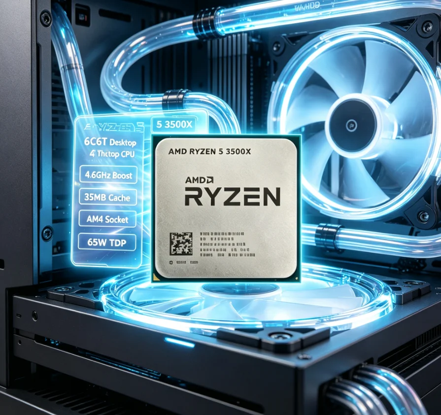 AMD Ryzen 5 3500X AM4 Desktop  - Amd Cpu Ryzen 5 recension och pris