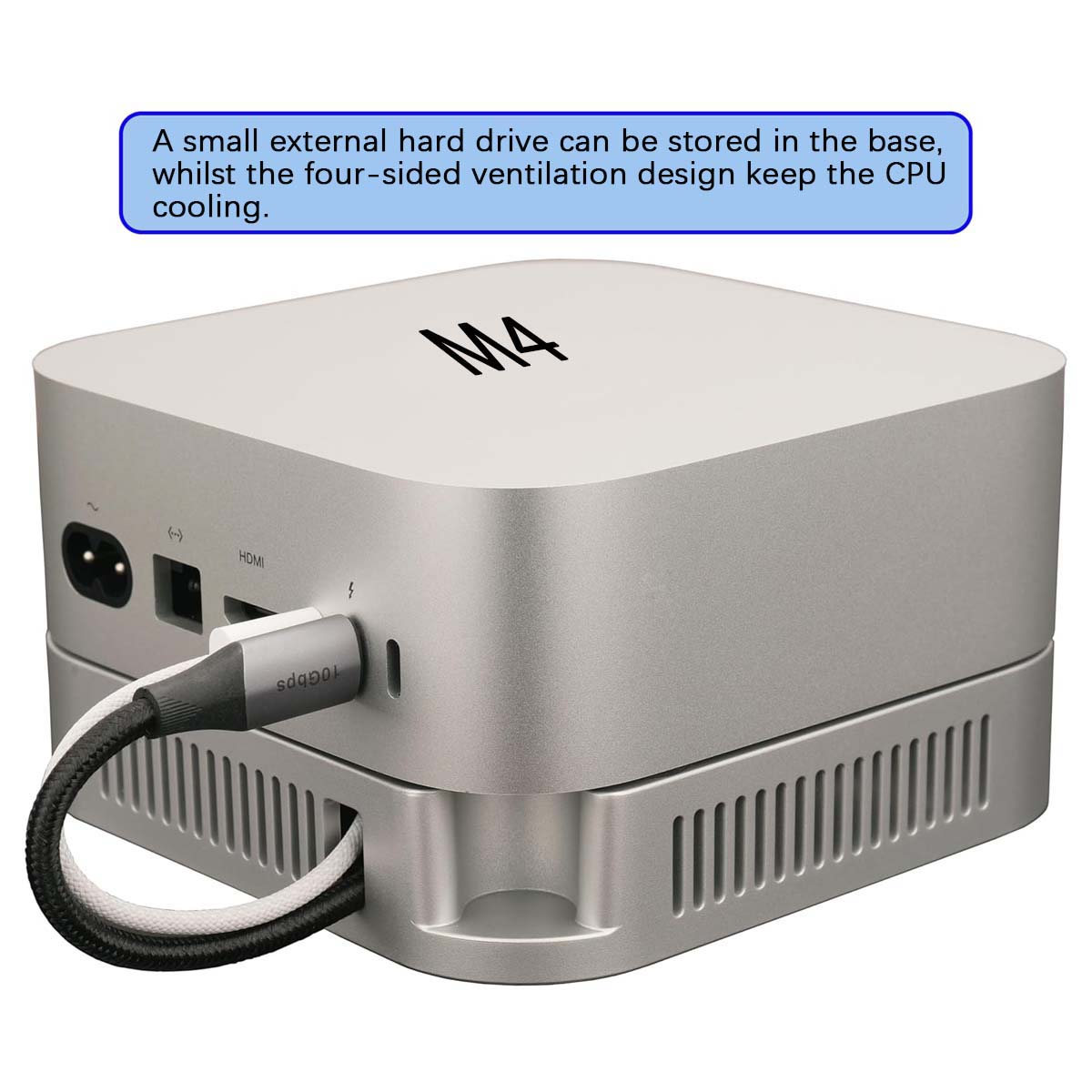 Stand for Mac Mini M4/M4 Pro,  - Vertical Laptop Stand recension och pris