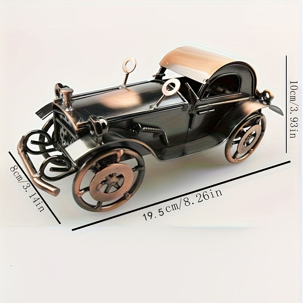 Antique Iron Car Model Ornamen - Desk Setup Retro recension och pris