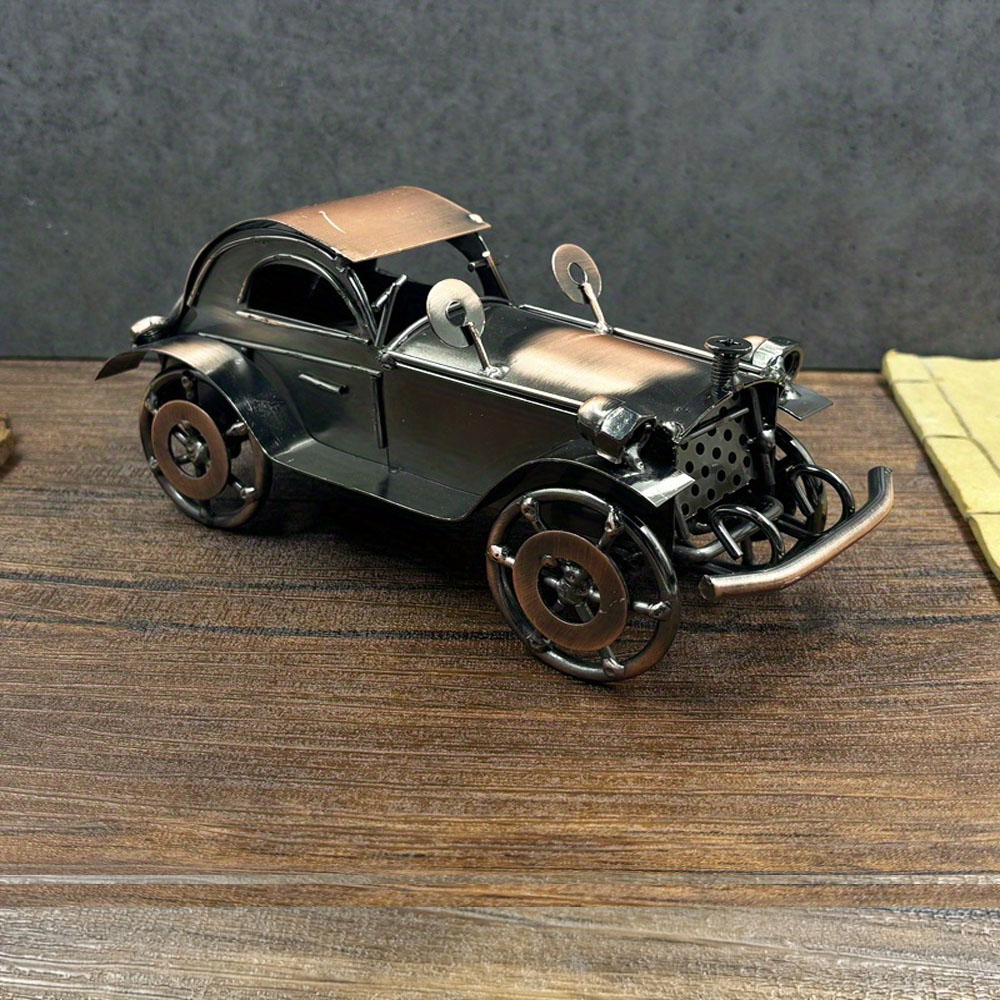 Antique Iron Car Model Ornamen - Desk Setup Retro recension och pris