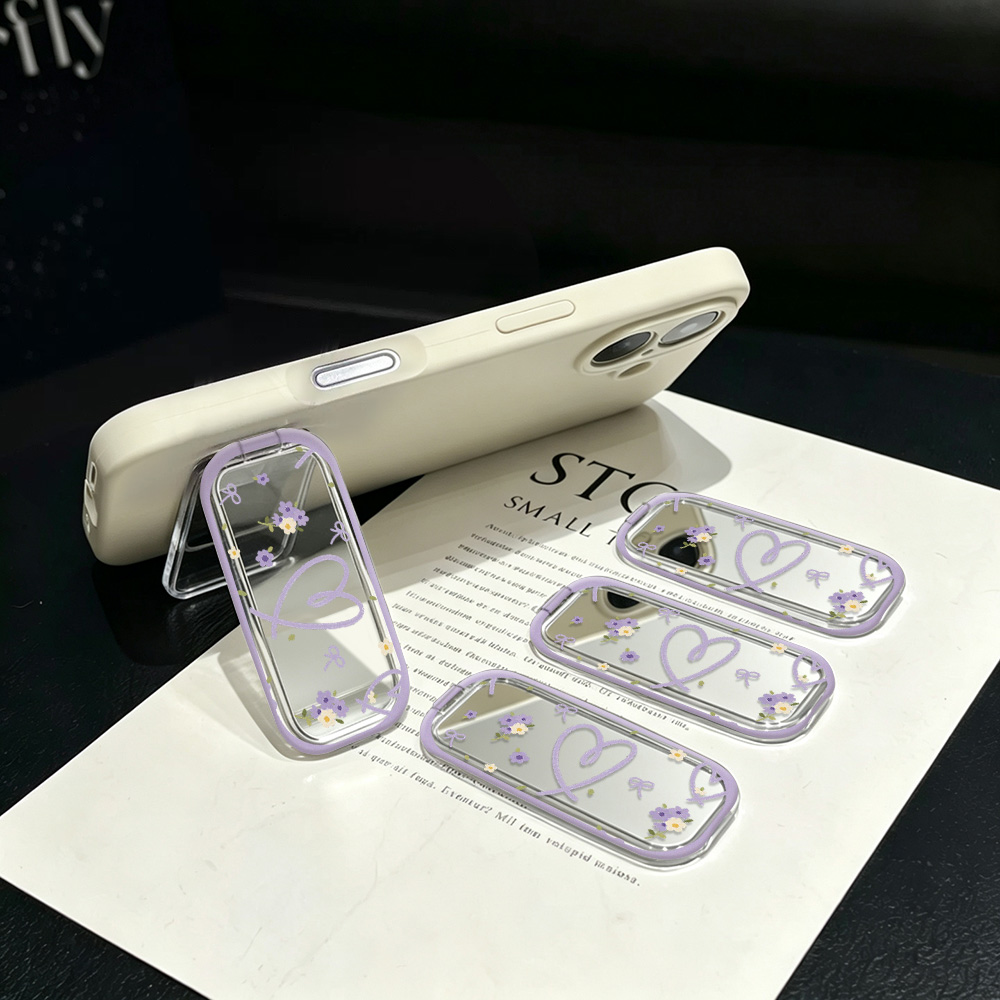 Kawaii Light Purple Floral Bow - Desk Setup Apple recension och pris