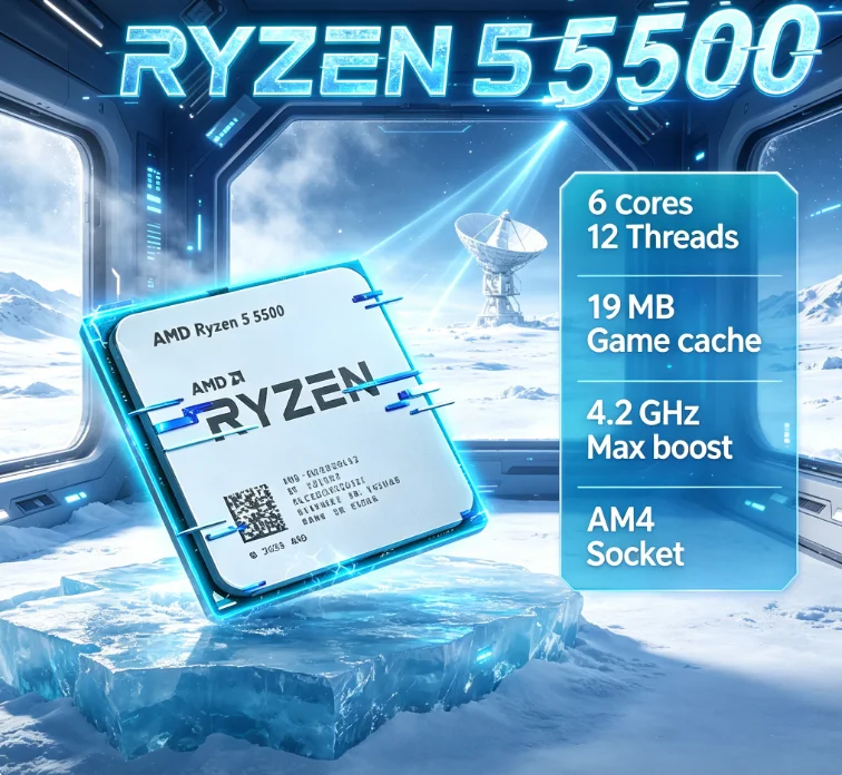 AMD Ryzen 5 5500 Entry Level Z - Amd Cpu Ryzen 5 recension och pris