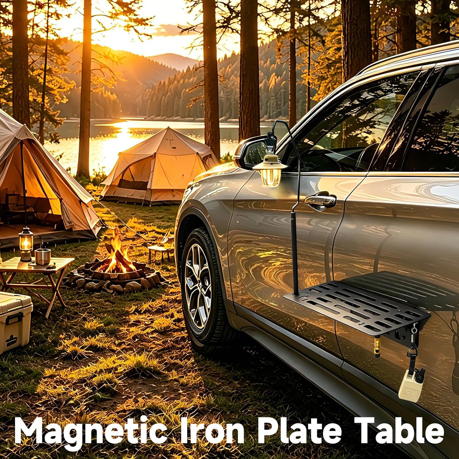 Magnetic Foldable Car Side Tab - Desk Setup Shelves recension och pris
