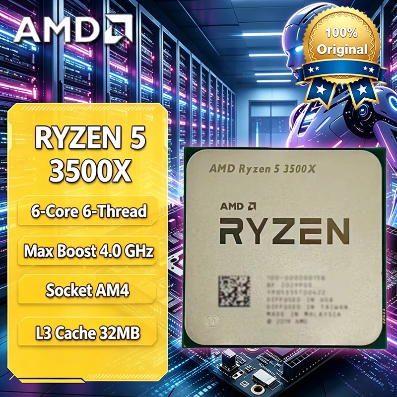 AMD Ryzen 5 R5 3500X 3.6GHz 6- - Amd Cpu Ryzen 5 recension och pris