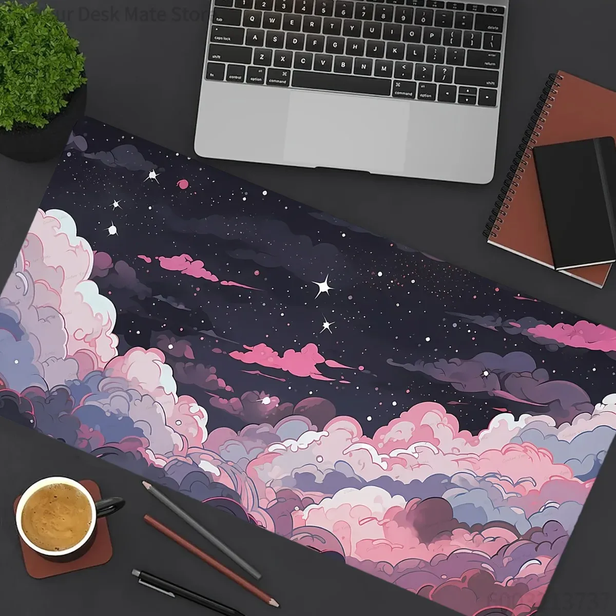 Cute Pink Purple Anime Rubber  - Desk Setup Laptop And Pc recension och pris