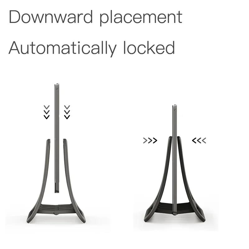 Anti-Slip Vertical Laptop Stan - Vertical Laptop Stand recension och pris