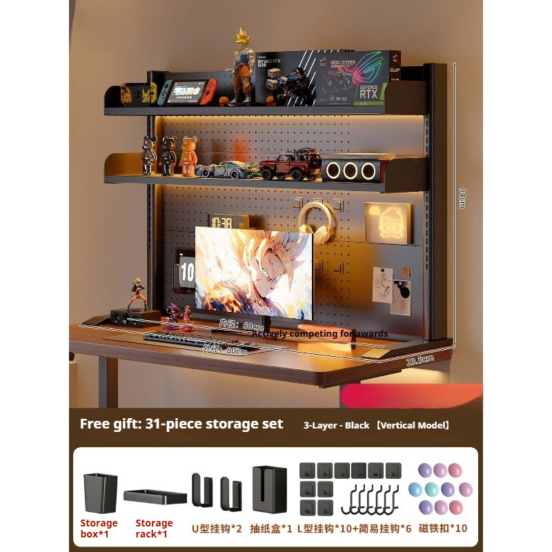 Clamp on Desk Shelf with Pegbo - Desk Setup Study recension och pris