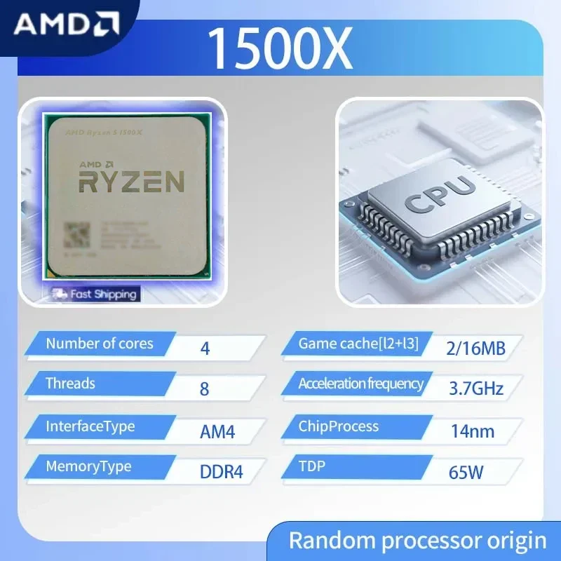 AMD Ryzen 5 1500X AMD R 5 1500 - Amd Cpu Ryzen 5 recension och pris