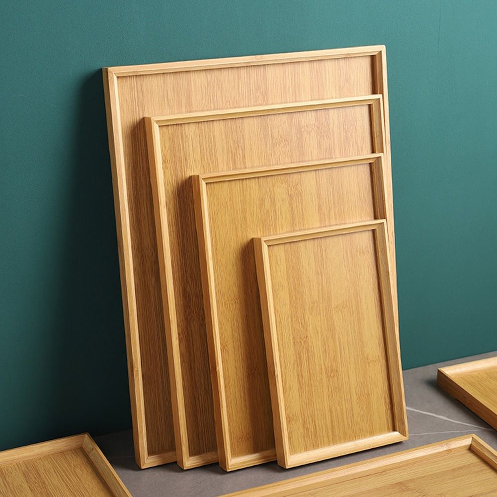 Decorate Tray Natural Bamboo B - Desk Setup Retro recension och pris