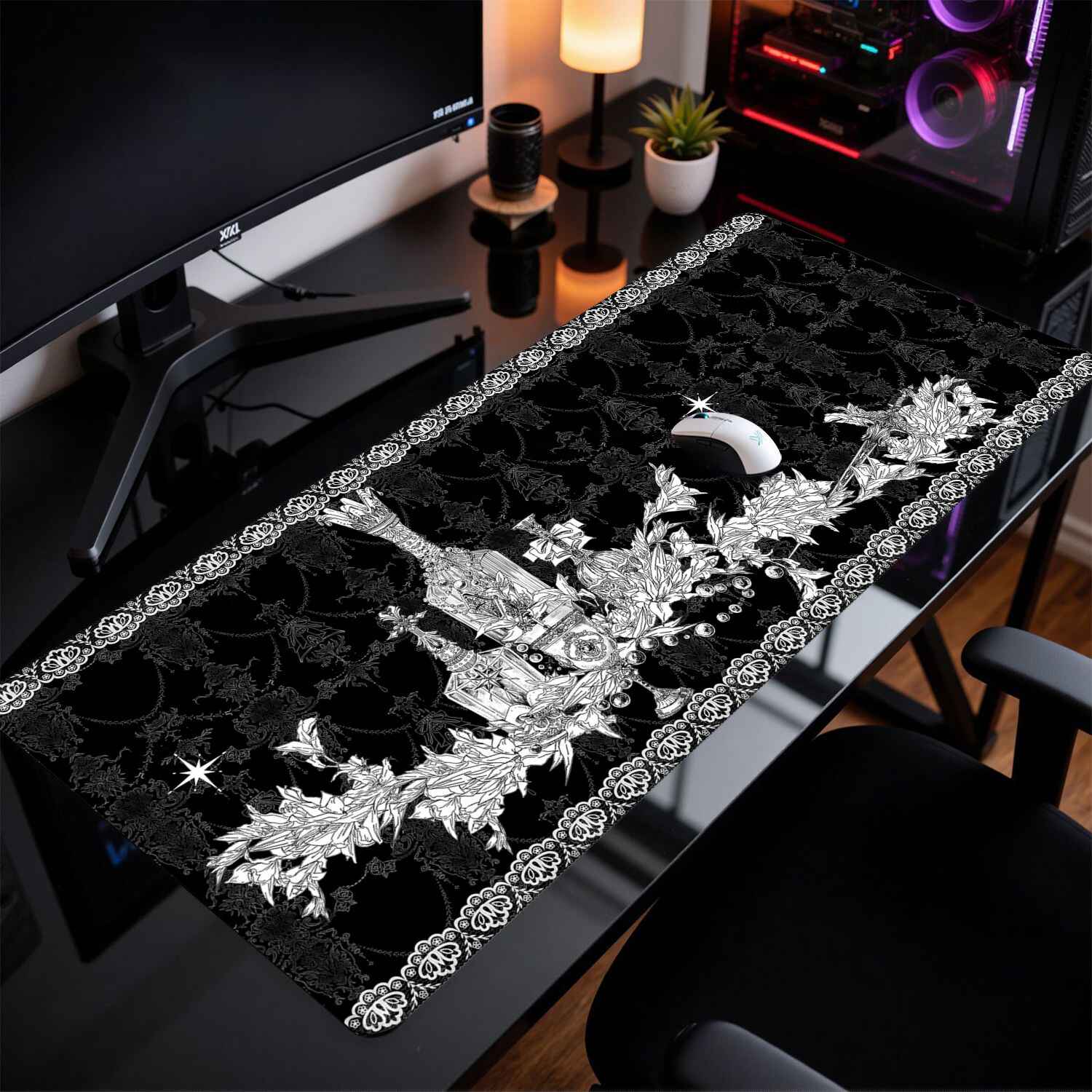 Divine Realm Gothic Building M - Rubber Mat Desk recension och pris