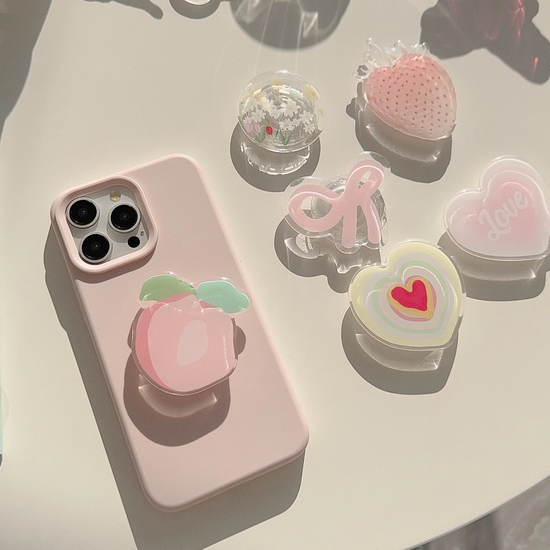 Ins Korea Girly Phone Stand Cu - Desk Setup Apple recension och pris