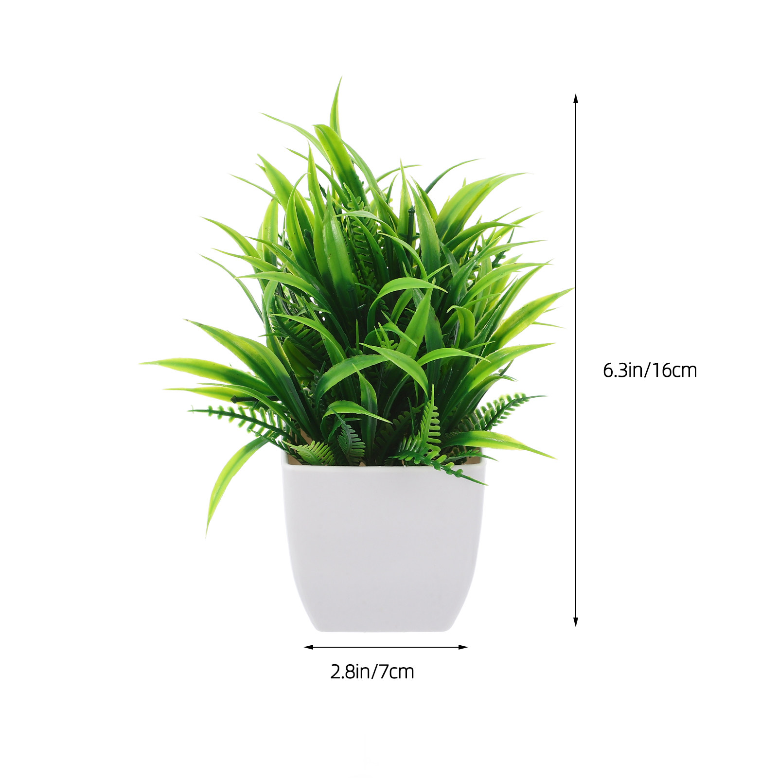 3Pcs Small Fake Plants Mini Ar - Plant Pot Small Desk recension och pris