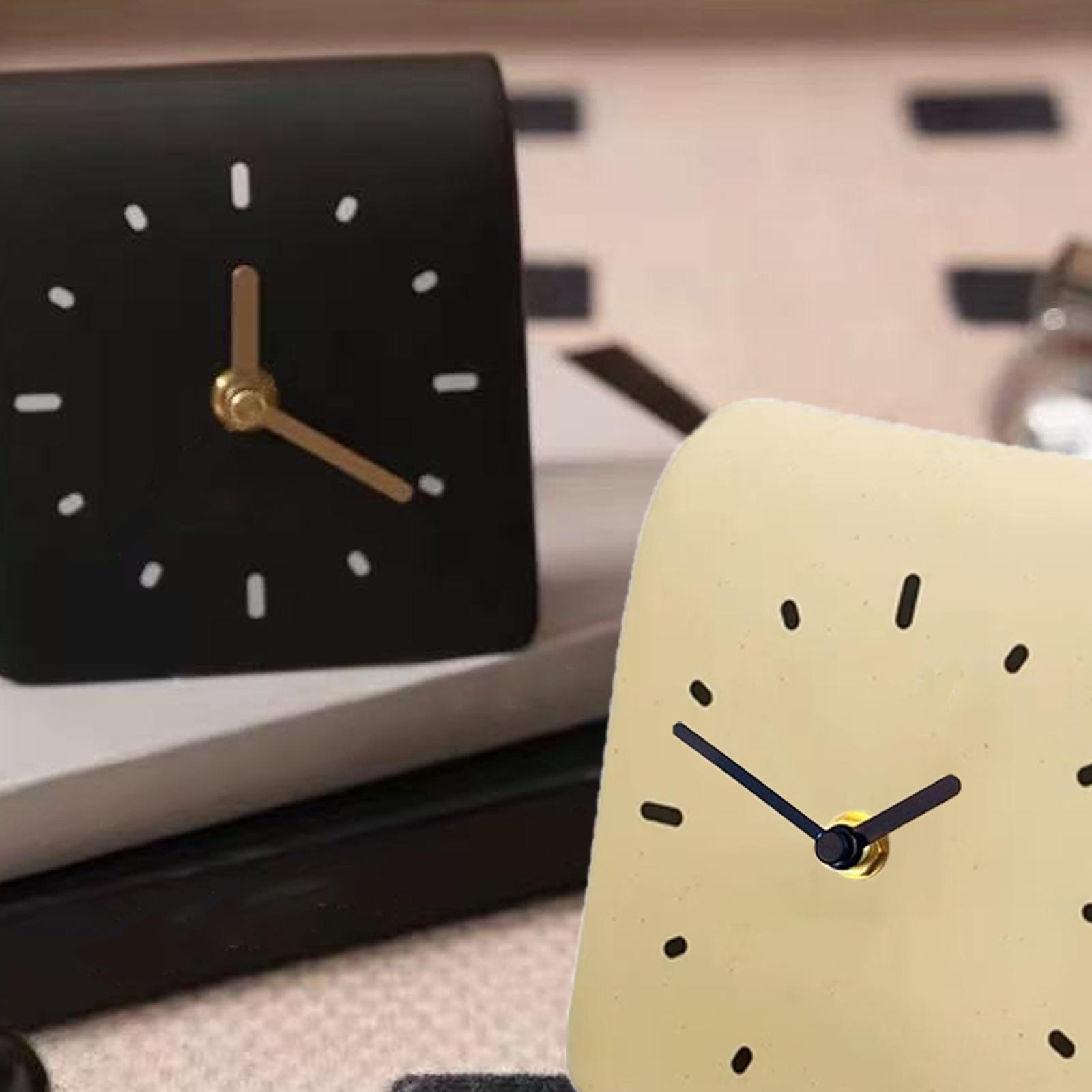 Desk Clock Modern Art Shelf Cl - Desk Setup Study recension och pris