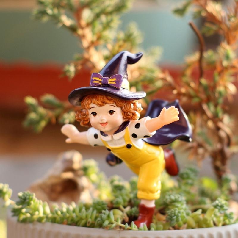 Witch Character Plant Pot Figu - Plant Pot Small Desk recension och pris
