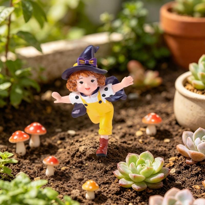 Witch Character Plant Pot Figu - Plant Pot Small Desk recension och pris