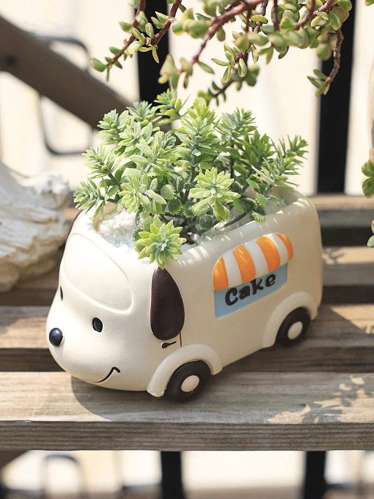 Food Truck Animal Small Plant  - Plant Pot Small Desk recension och pris