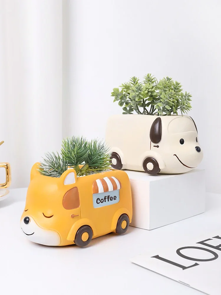 Food Truck Animal Small Plant  - Plant Pot Small Desk recension och pris