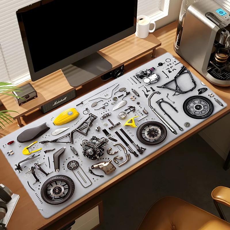 Disassembly Diagram Rubber Mou - Rubber Mat Desk recension och pris