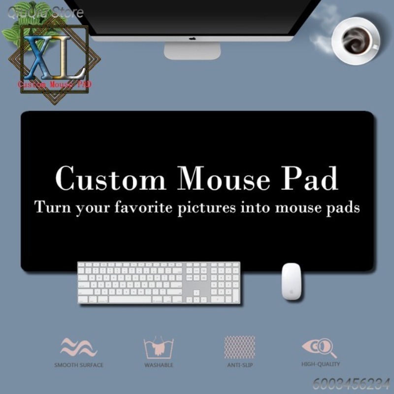 Custom Minimal Line Mouse Pad  - Rubber Mat Desk recension och pris
