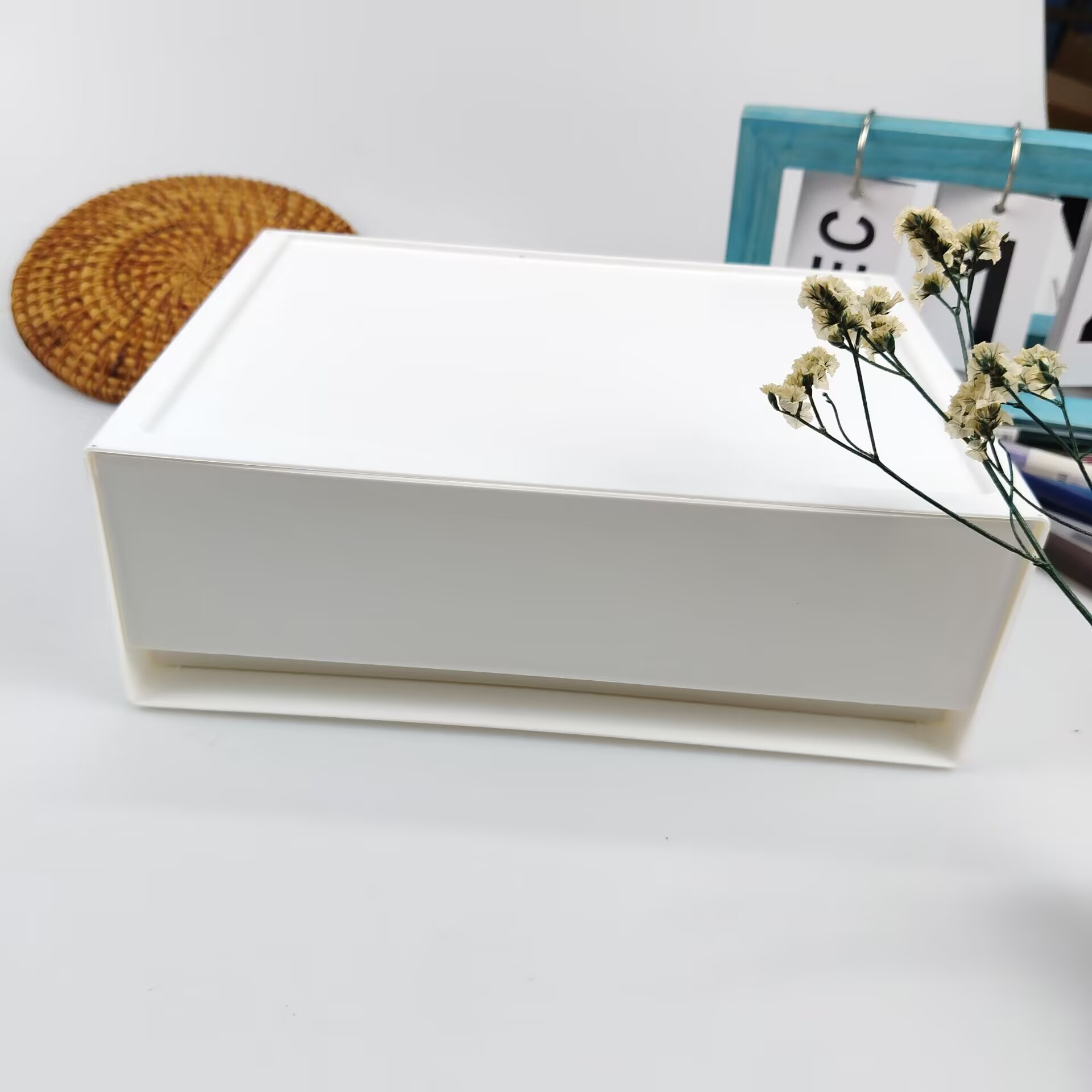 Desktop Storage Box, Drawer, C - Desk Setup Shelves recension och pris