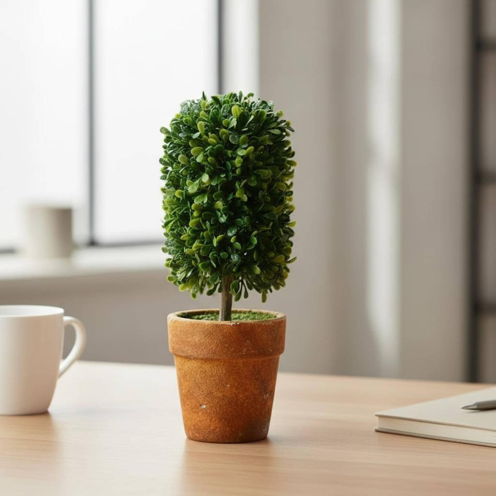 Small Faux Plant Pot Low Maint - Plant Pot Small Desk recension och pris