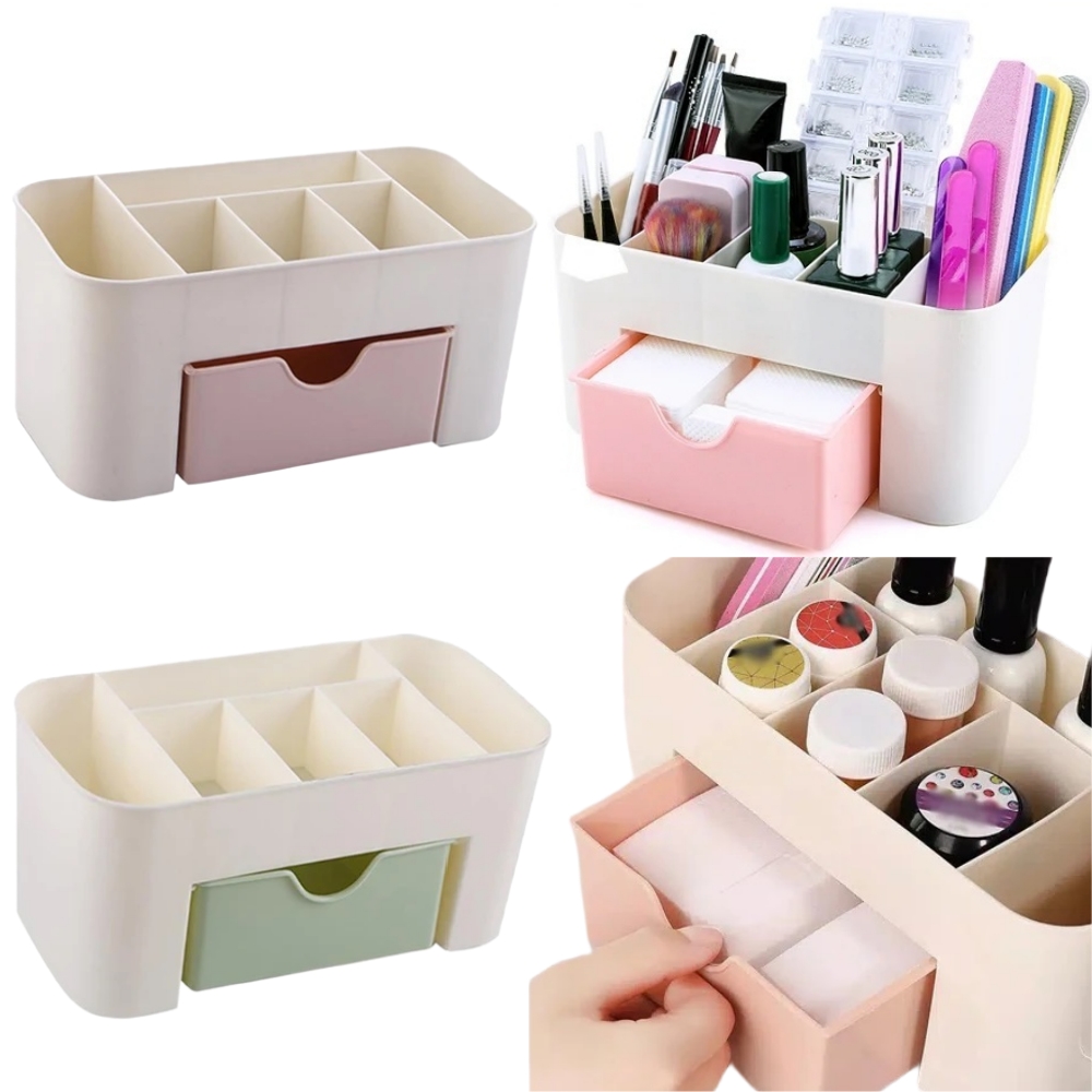 Nail Art Organizer Desktop Dra - Desk Setup Shelves recension och pris